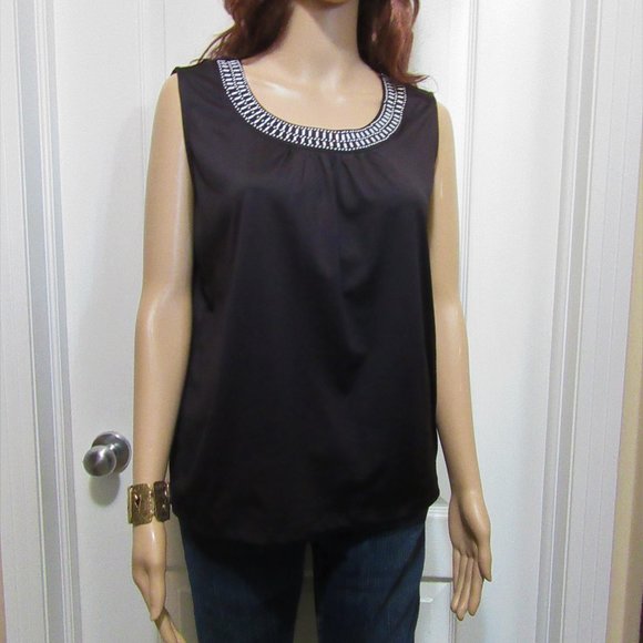 Black Top Tan Jay Petite -Medium - Picture 1 of 6